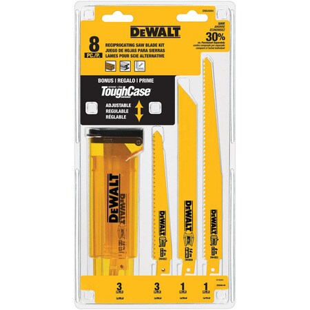 Dewalt Recip Blade Set 8Pc DWA4894